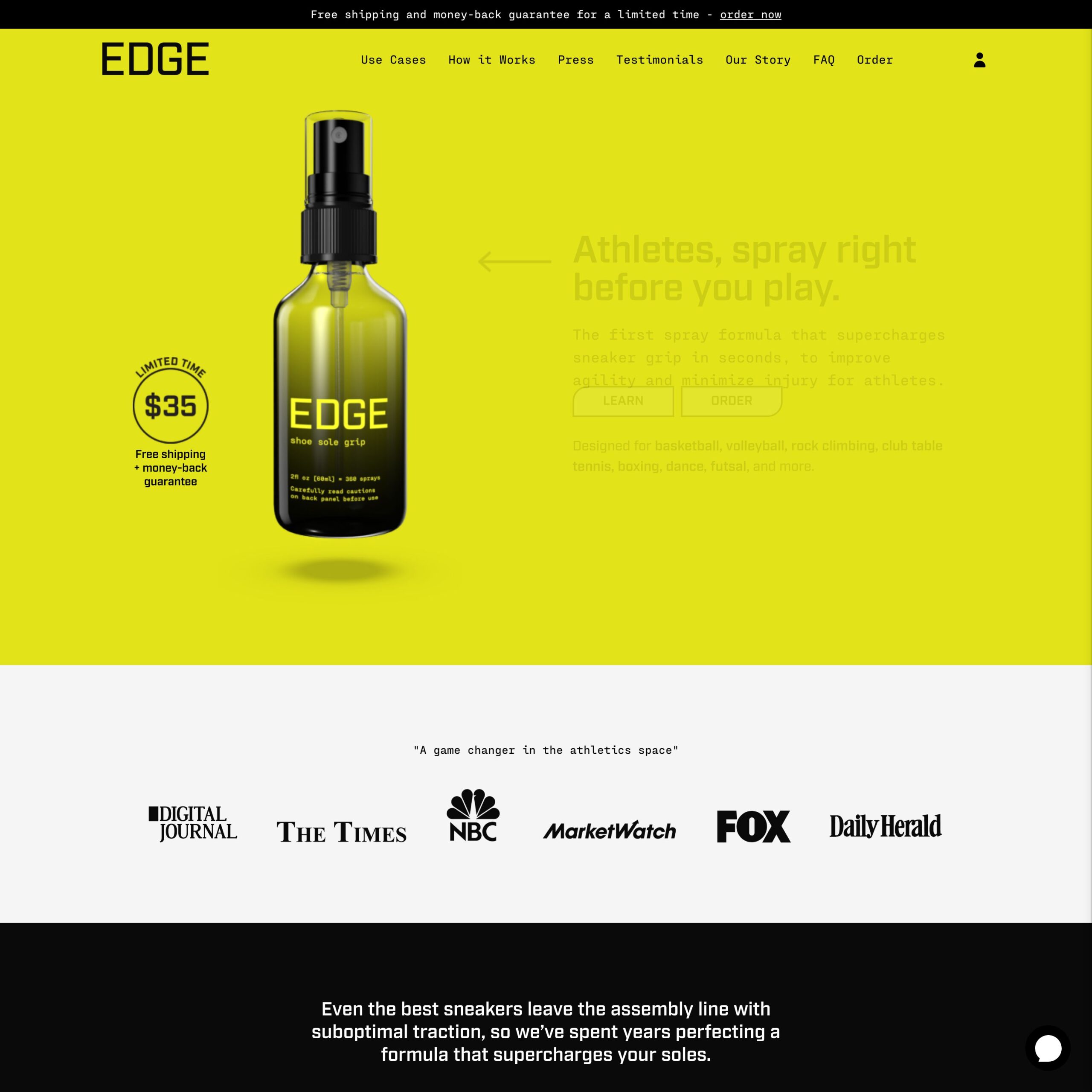 Edge Traction Spray