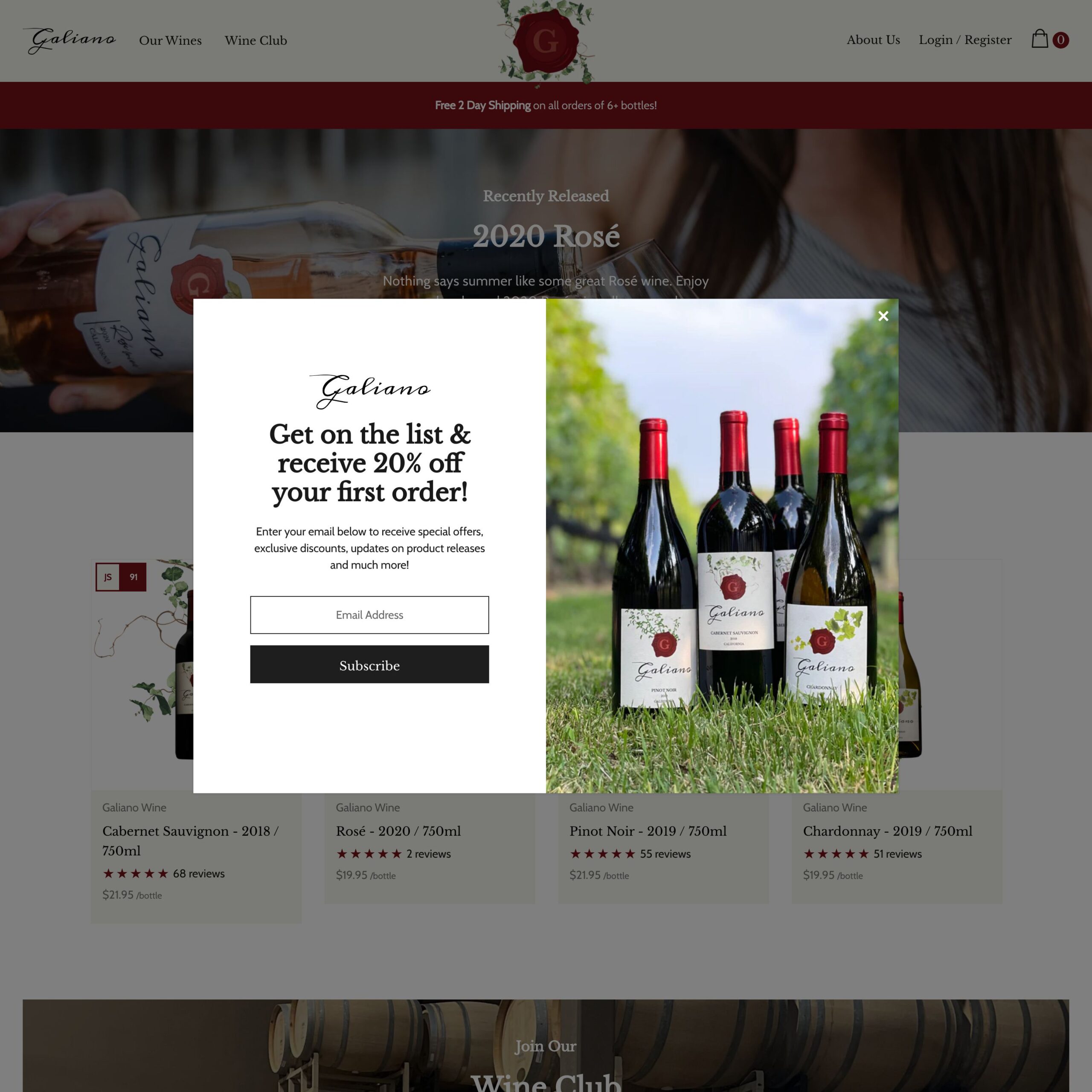 Galiano Wine