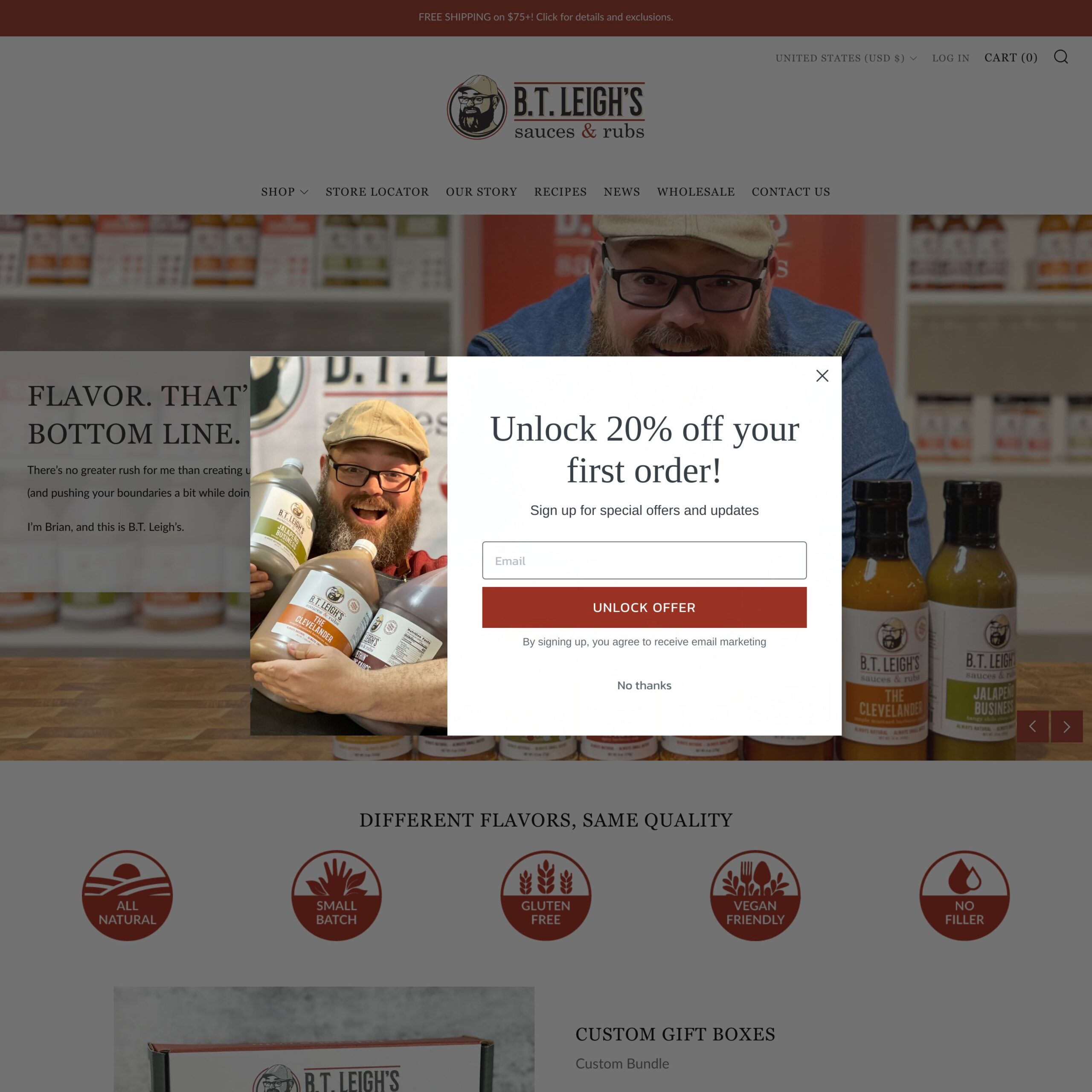 B.T. Leigh's Sauces and Rubs